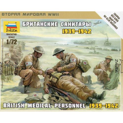 Figurines 2ème Guerre Mondiale : Infirmiers Britanniques 1939-1942 Zvezda