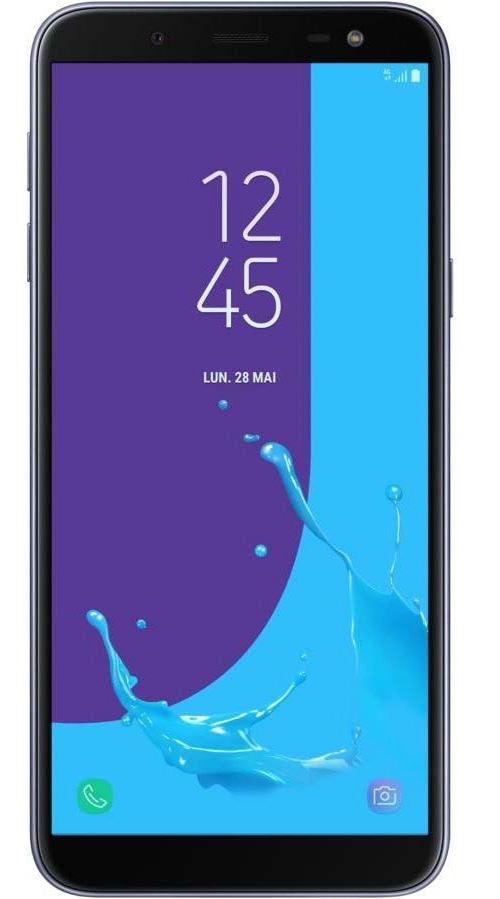Smartphone Samsung Galaxy J6 Double SIM 32 Go Bleu argenté