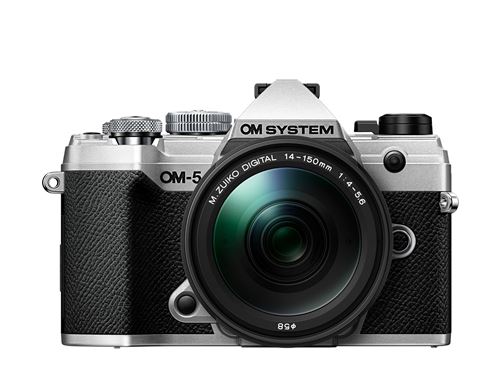 Appareil photo hybride OM System OM-5 silver + ED 14-150mm f/4-5.6 II MSC