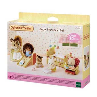 Le Set Chambre Bebe Sylvanian Families Moyenne Figurine Achat Prix Fnac