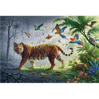 Puzzle Ravensburger Tigre de la jungle 500 pièces