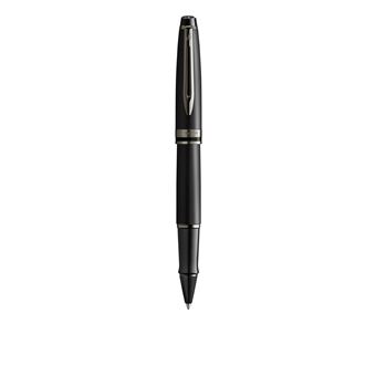 Stylo roller Waterman Expert Métallique Noir pointe fine