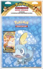 Pack cahier range-cartes et booster Pokémon Épée et Bouclier 3