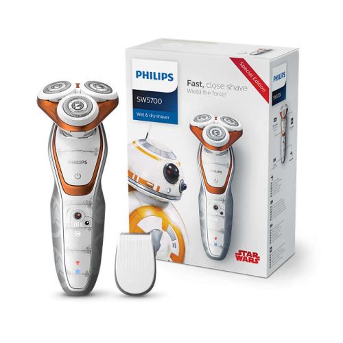 rasoir philips 3 têtes avec tondeuse