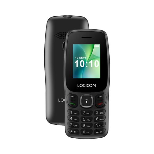 Téléphone portable basique Logicom Posh 405 1,77 Double SIM 48 Mo Noir