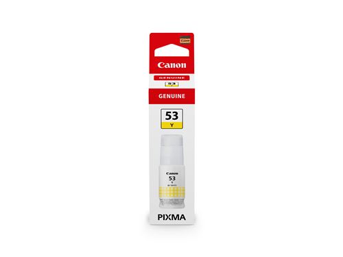 Cartouche d'encre couleur Canon GI-53 Jaune pour Pixma G550 et G650