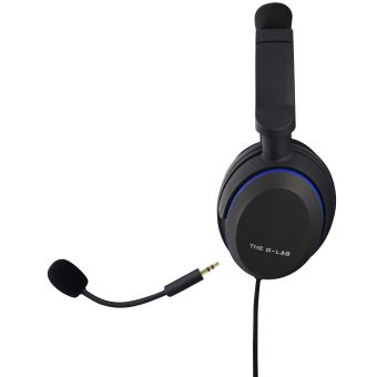 Micro-casque gaming The G-Lab Korp Oxygen P Noir et Bleu compatible PS4