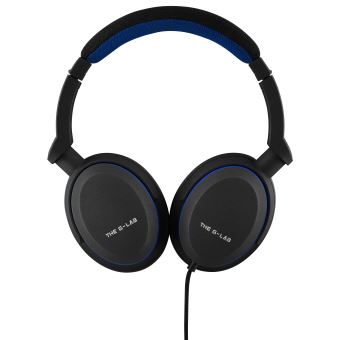 Micro-casque gaming The G-Lab Korp Oxygen P Noir et Bleu compatible PS4