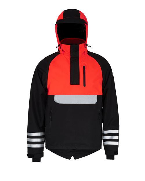 Anorak imperméable Urban Circus Optimiste Taille S Rouge et Noir