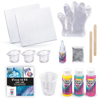 Jeu créatif Art Lab Kit de Peinture Pouring Model aléatoire