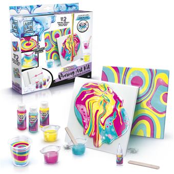 Jeu créatif Art Lab Kit de Peinture Pouring Model aléatoire