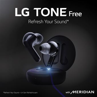 Ecouteurs sans fil Bluetooth True Wireless LG Tone Free FN4 IPX4 Noir -  Ecouteurs - Achat \u0026 prix | fnac