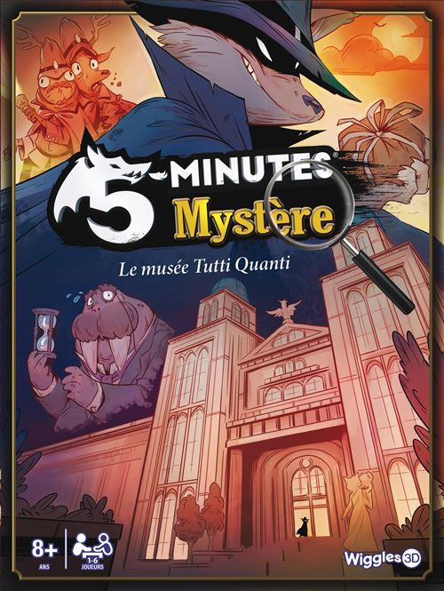 Boite de Jeu d'enquête Asmodee 5 Minutes Mystère