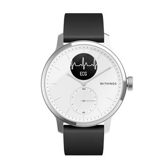 Montre connectée Withings Scanwatch 42mm Blanc