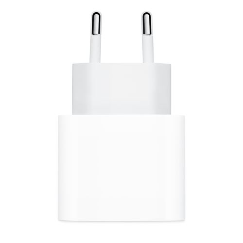 Apple Adaptateur secteur USB-C original pour l'iPhone 11 Pro Max - Chargeur  - Connexion USB-C - 20W - Blanc
