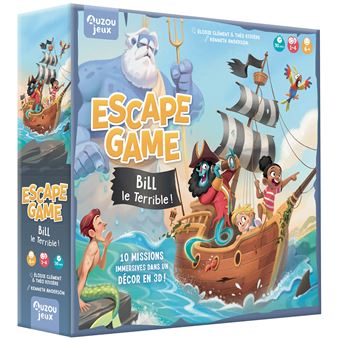 Jeu d'escape game Auzou Bill le Terrible! - 1