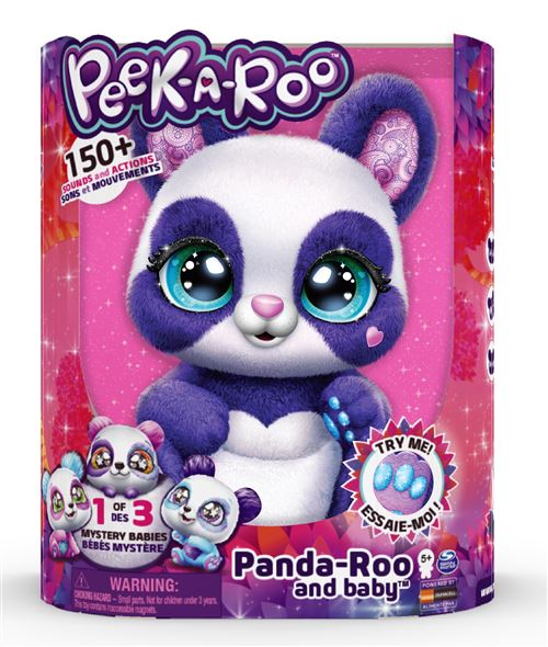 Peluche Maman Panda Peek-A-Roo Bébé surprise Modèle aléatoire
