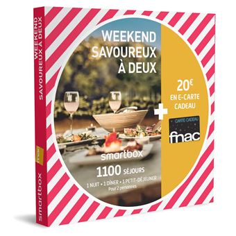 Coffret cadeau SmartBox Weekend savoureux à deux - 1
