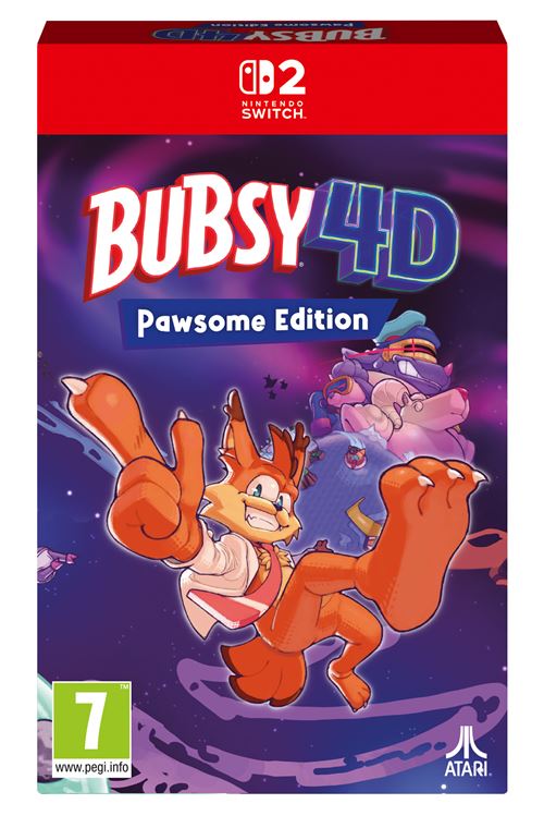 Bubsy 4D Pawsome Edition Nintendo Switch 2