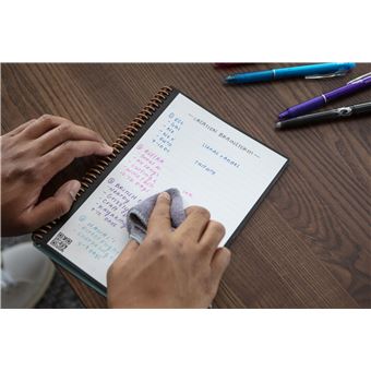 Carnet Connecté Réutilisable à l'infini Rocketbook Core Executive 15.2 cm x 22.4 cm A5 Noir