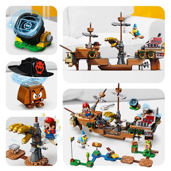 LEGO® Super Mario™ 71391 Ensemble d’Extension La Forteresse Volante de Bowser