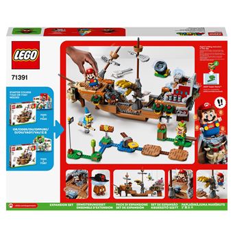 LEGO® Super Mario™ 71391 Ensemble d’Extension La Forteresse Volante de Bowser