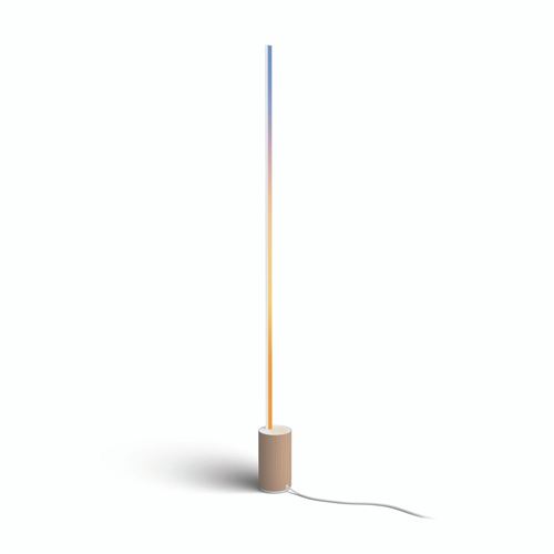 Lampe connectée Philips Hue Gradient Signe Lampadaire Chene Blanc