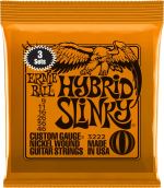 Pack de 3 jeux de cordes guitare électrique Ernie Ball 3222 Hybrid Slinky 9-46