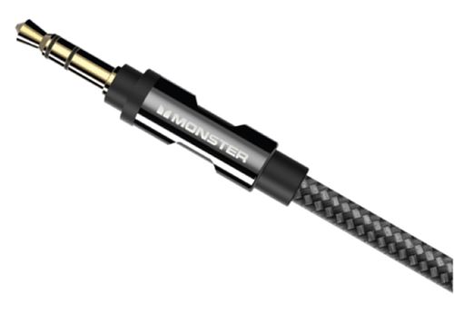 Câble Audio Jack 3,5mm M/M 1,5M Monster Cable – Conducteurs Cuivre OFC - vue 2