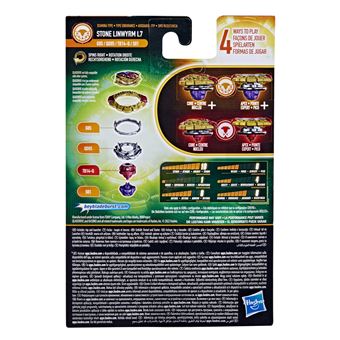 Pack toupie et lanceur Beyblade Stone Linwyrm L7