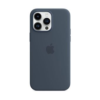 Apple - Coque de protection pour téléphone portable - avec MagSafe - silicone - bleu tempête - pour iPhone 14 Pro Max