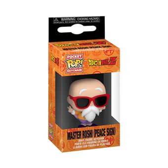 Figurine Funko Pop Animation Keychain Dragon Ball Z Master Roshi Peace Sign