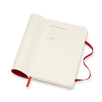 Agenda scolaire semainier Moleskine Pocket Couverture souple 2021-2022 Rouge