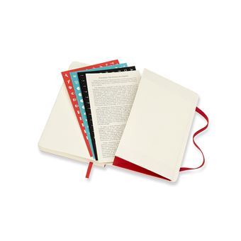 Agenda scolaire semainier Moleskine Pocket Couverture souple 2021-2022 Rouge