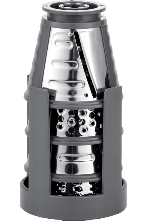 Râpe Électrique Multifonction 150W - 5 Accessoires Pour Légumes, Fruits Et Fromage - Sans BPA - Tube Large