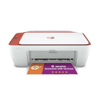 Imprimante Tout-en-un HP Deskjet 2723e Blanc et Rouge Reconditionné