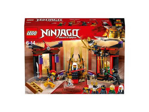 LEGO® NINJAGO® TV Series 70651 La confrontation dans la salle du trône