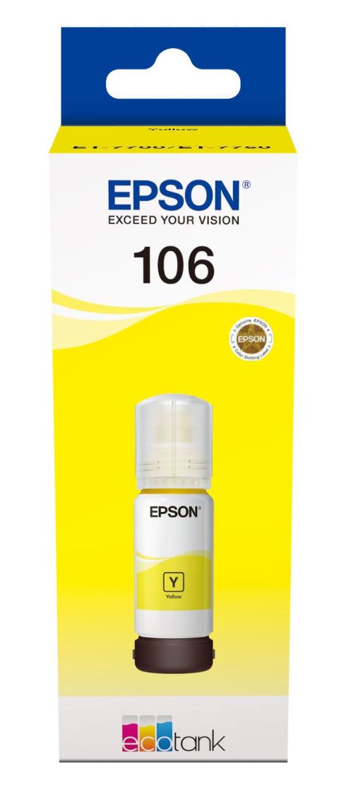 Cartouche d'encre Epson Ecotank 106 jaune