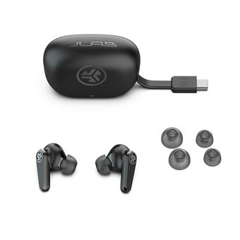 Ecouteurs sans fil True Wireless jlab Go Pods avec réduction active du bruit Noir