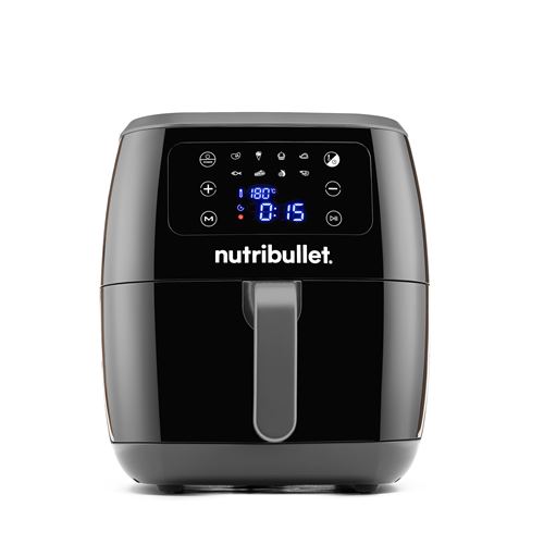 Friteuse sans huile Nutribullet XXL Digital Air Fryer NBA071B 1800 W Noir et Gris - Nutribullet