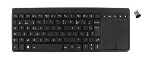 Clavier Sans Fil Avec Touch Pad T'n'b K-smart Noir Pour Ordinateur Et Smart Tv