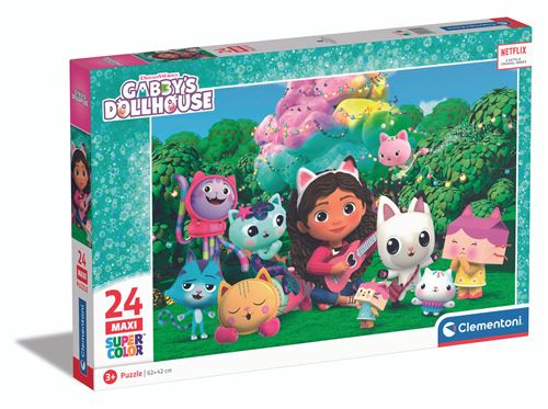 Puzzle Clementoni Gabby's Dollhouse 24 pièces Maxi - Clementoni