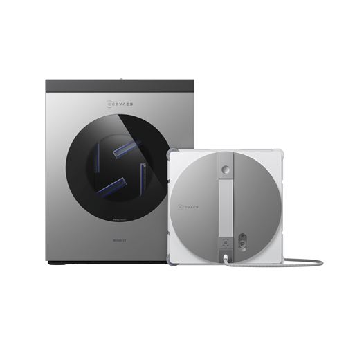 Ecovacs Blanc Argent Robot Lave-Vitre W3 Omni