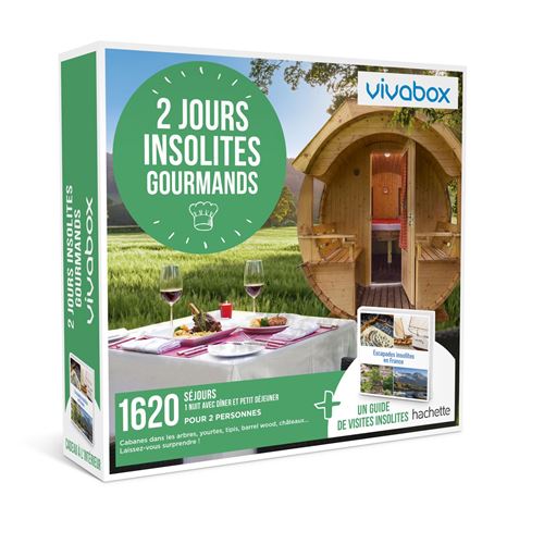 Coffret cadeau Vivabox 2 jours insolites gourmands