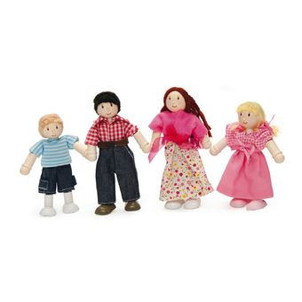Famille de 4 personnages Le Toy Van pour maison de poupée - Maison de poupée  - Achat & prix