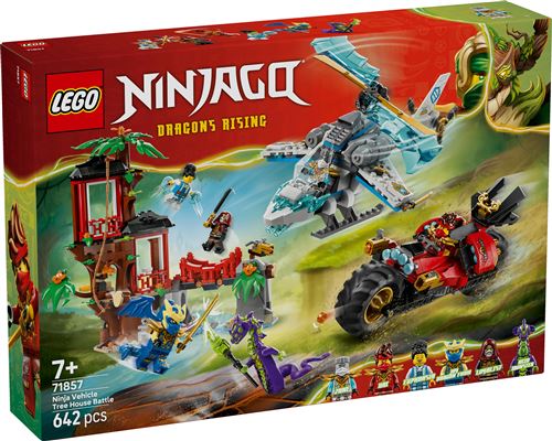 LEGO® Ninjago® 71857 La cabane et les véhicules des Ninjas