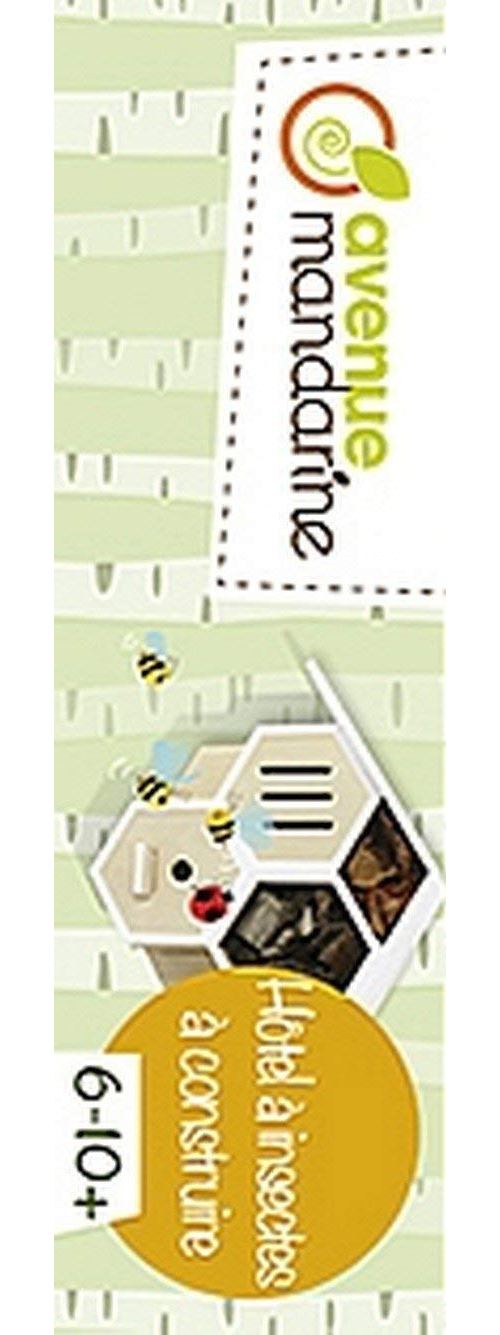 Kit créatif Avenue Mandarine Hôtel à insectes à construire