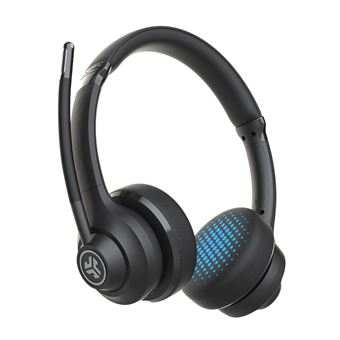 JLab Audio Go Work - Headset - op - Bluetooth - draadloos, met bekabeling 3,5 mm-stekker - zwart - Oortelefoons - Fnac.be