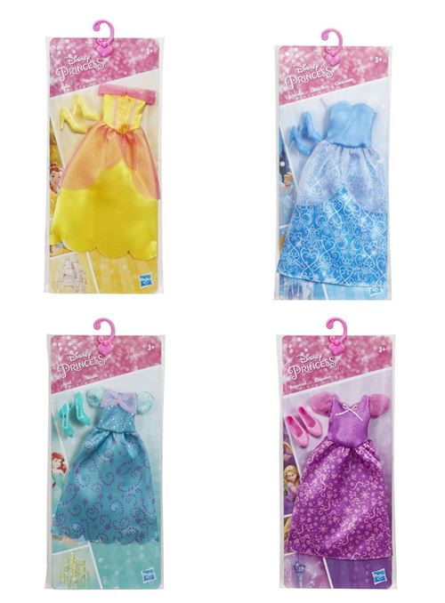 Pack de vêtements de poupées Disney Princesses Modèle aléatoire