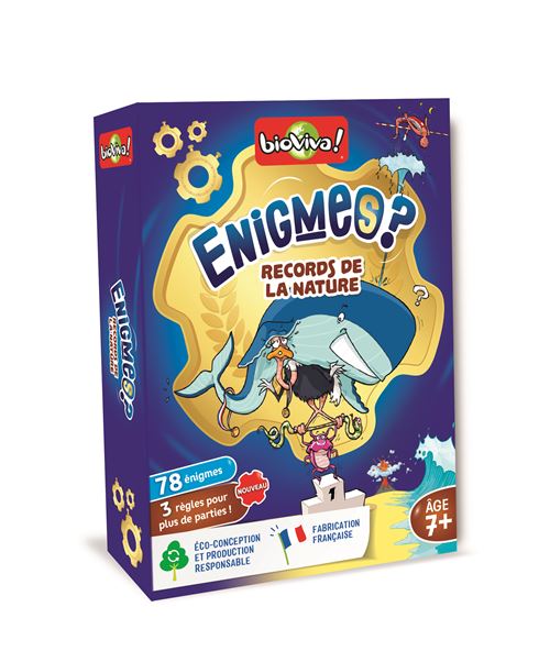 Jeu pour découvrir la nature Bioviva Enigmes Records de la Nature